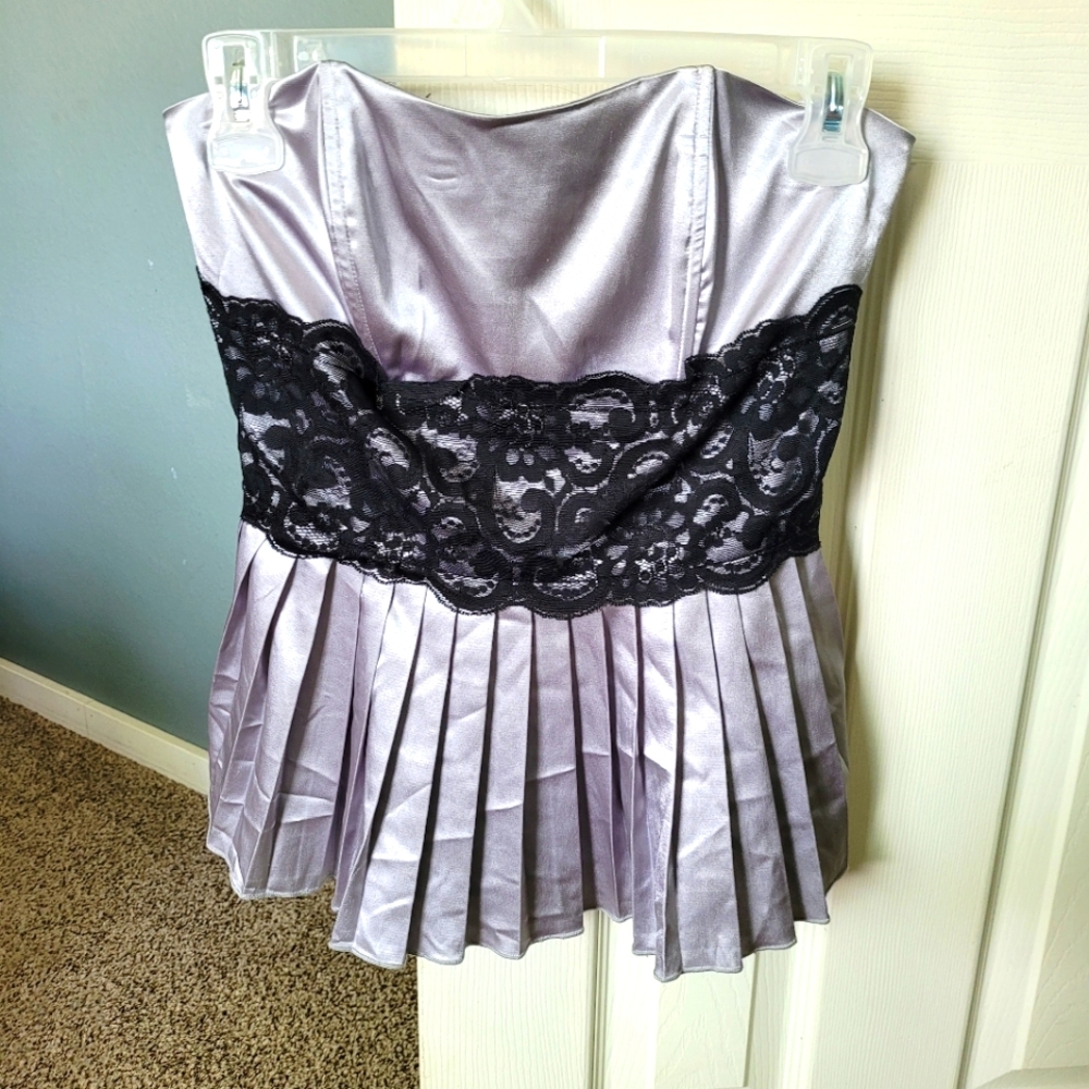 Strapless dressy top